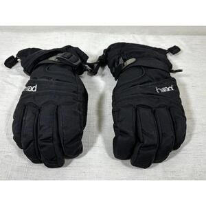 HEAD Youth Ski Gloves M Medium Black Waterproof Winter Snowboard